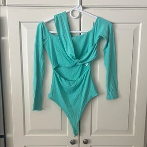 Stylish Teal One Piece Bodysuit